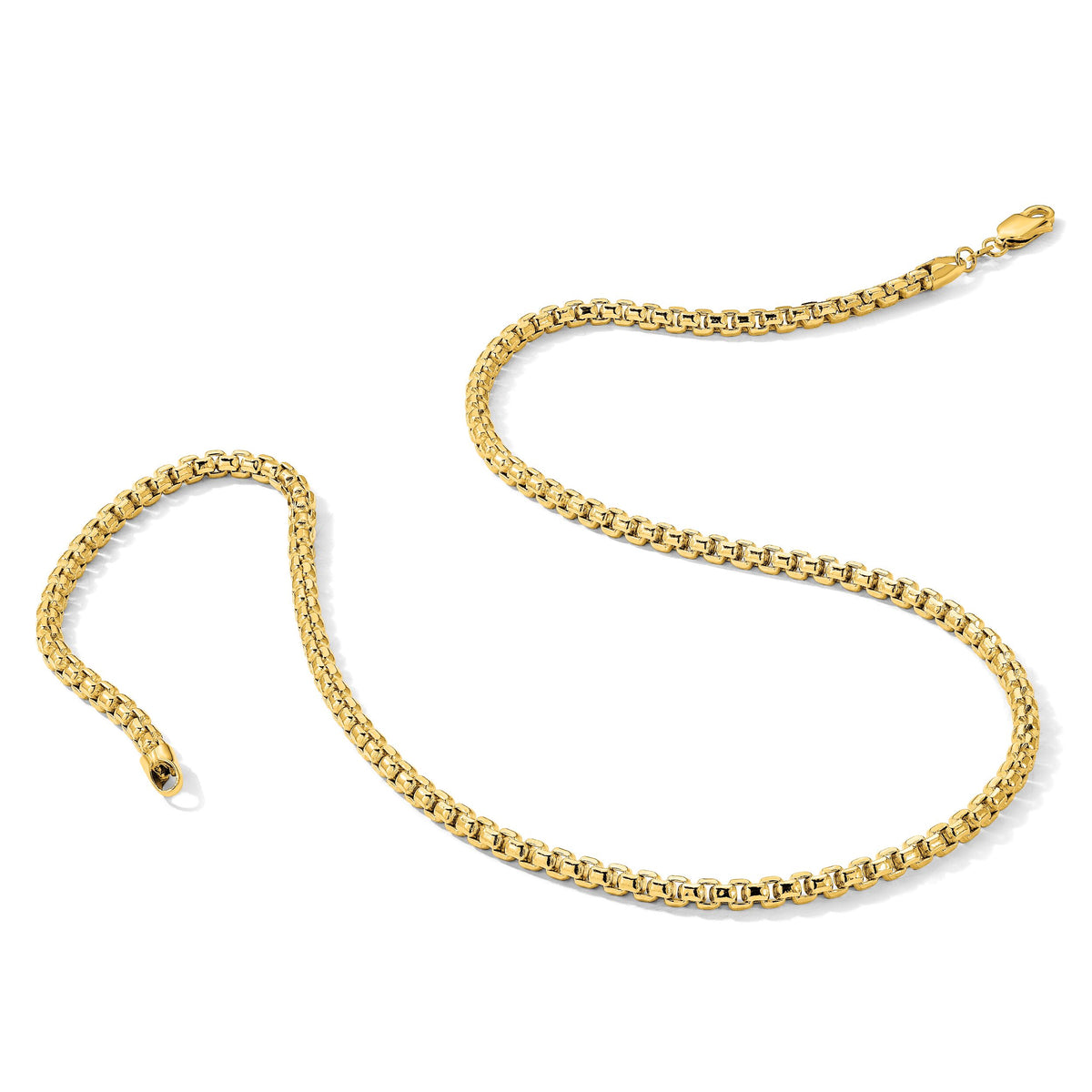 14k 3.6mm Semi-Solid Round Box Chain-BC163-26