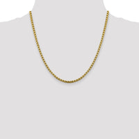 14k 3.6mm Semi-Solid Round Box Chain-BC163-20