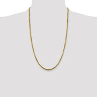 14k 3.6mm Semi-Solid Round Box Chain-BC163-26