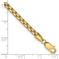 14k 3.6mm Semi-Solid Round Box Chain-BC163-7