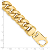 14k 15mm Semi-Solid Miami Cuban Chain-BC165-8