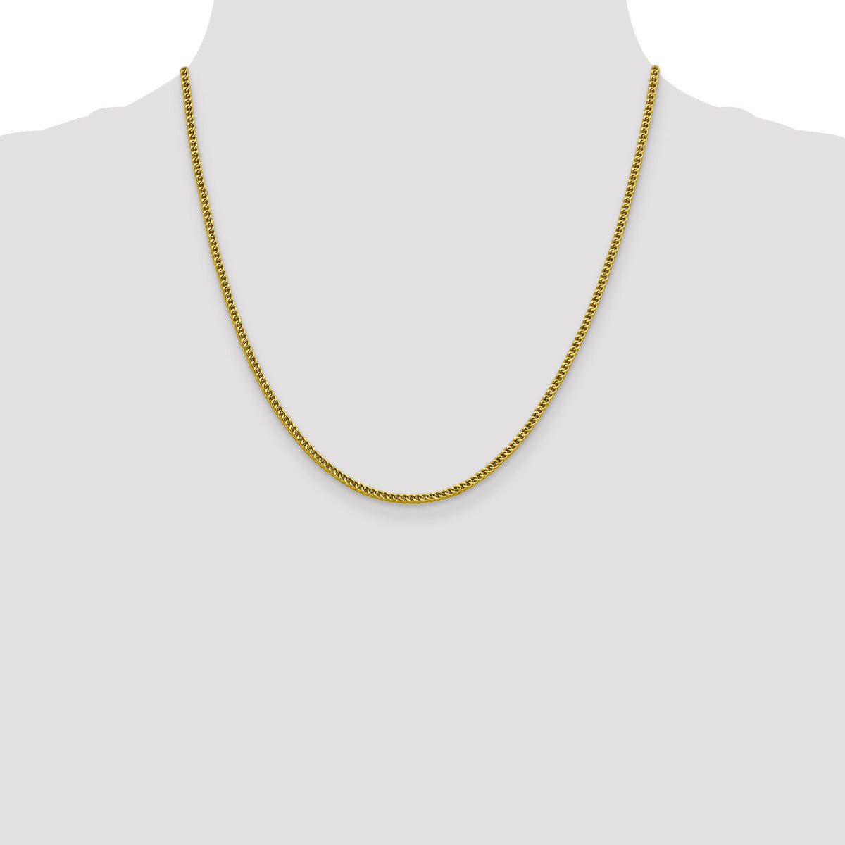 14k 2.2mm Semi-Solid Franco Chain-BC166-20