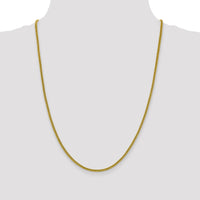 14k 2.2mm Semi-Solid Franco Chain-BC166-24