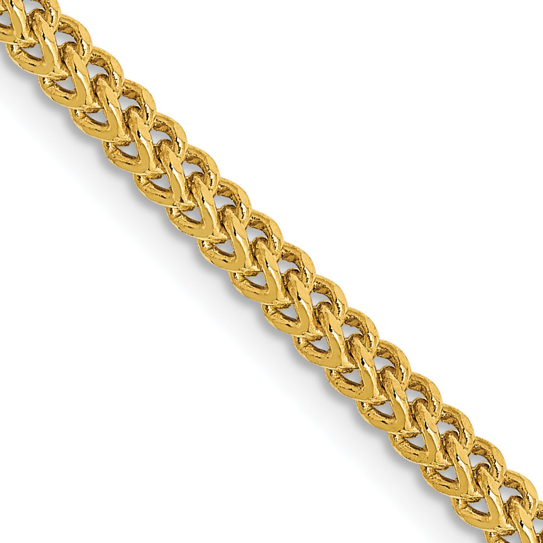 14k 2.2mm Semi-Solid Franco Chain-BC166-22