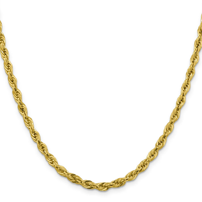 14ky 4.25mm Semi-Solid Rope Chain-BC168-22