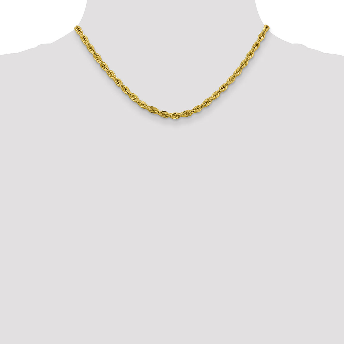 14ky 4.25mm Semi-Solid Rope Chain-BC168-16