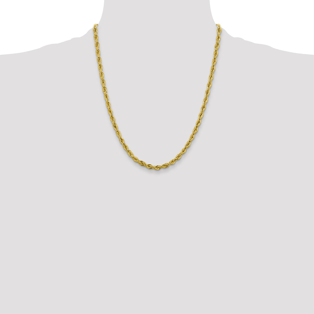 14ky 4.25mm Semi-Solid Rope Chain-BC168-22