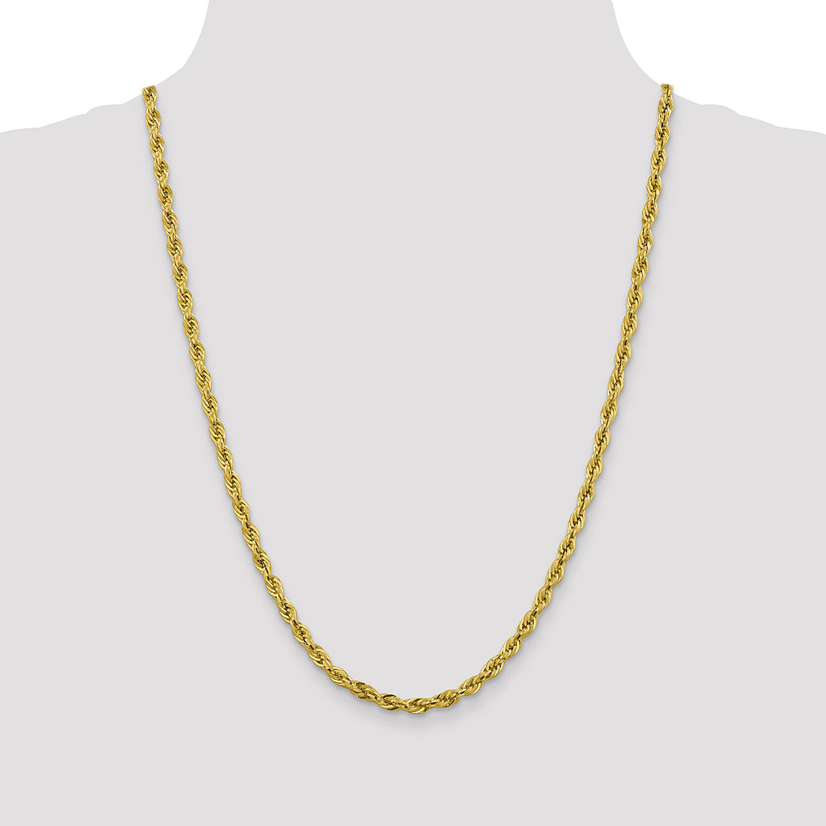 14ky 4.25mm Semi-Solid Rope Chain-BC168-24