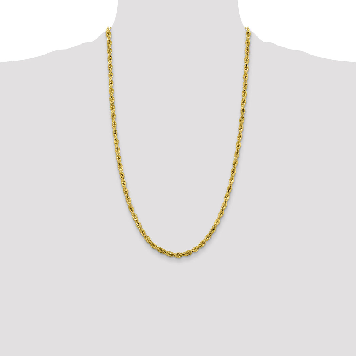 14ky 4.25mm Semi-Solid Rope Chain-BC168-26