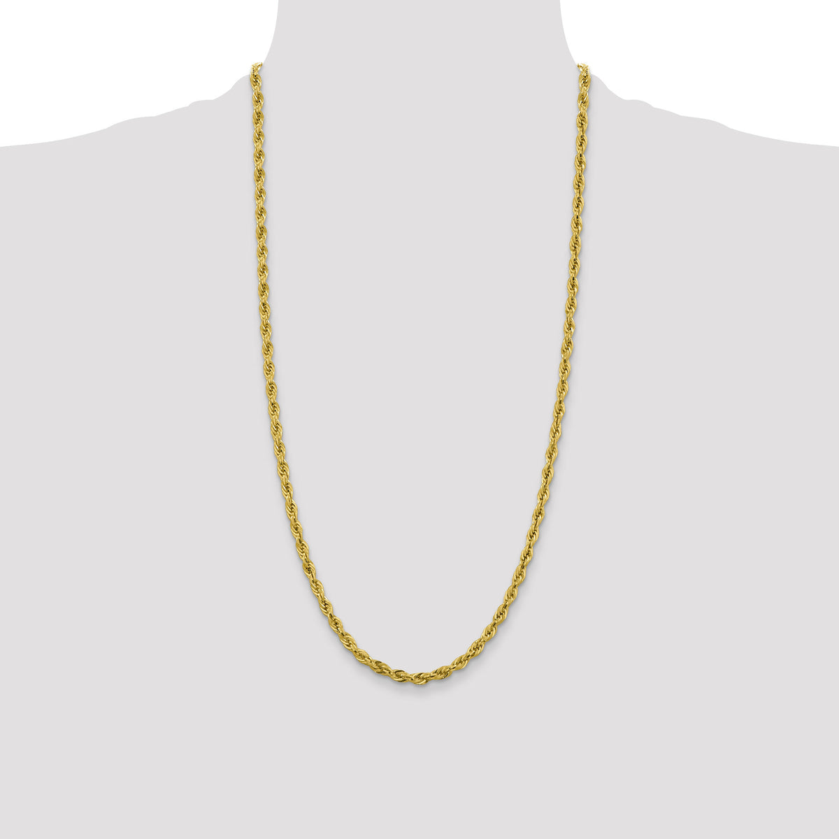14ky 4.25mm Semi-Solid Rope Chain-BC168-28