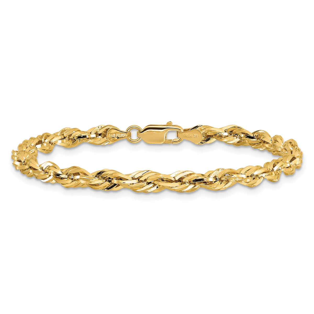 14ky 4.25mm Semi-Solid Rope Chain-BC168-8