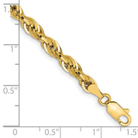 14ky 4.25mm Semi-Solid Rope Chain-BC168-8