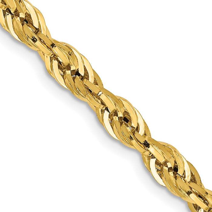 14K 26 inch 4.25mm Semi Solid Rope with Lobster Clasp Chain-BC168-26