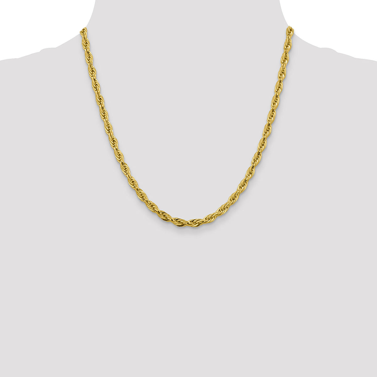 14ky 4.75mm Semi-Solid Rope Chain-BC169-20
