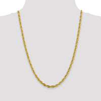 14ky 4.75mm Semi-Solid Rope Chain-BC169-24
