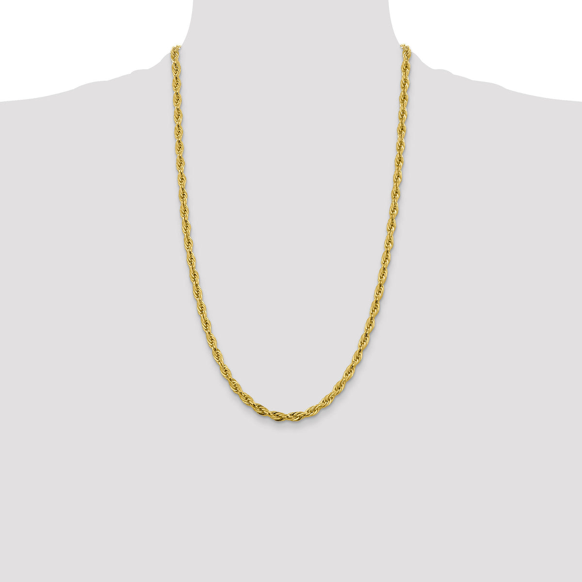 14ky 4.75mm Semi-Solid Rope Chain-BC169-26