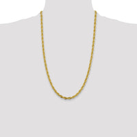14ky 4.75mm Semi-Solid Rope Chain-BC169-26