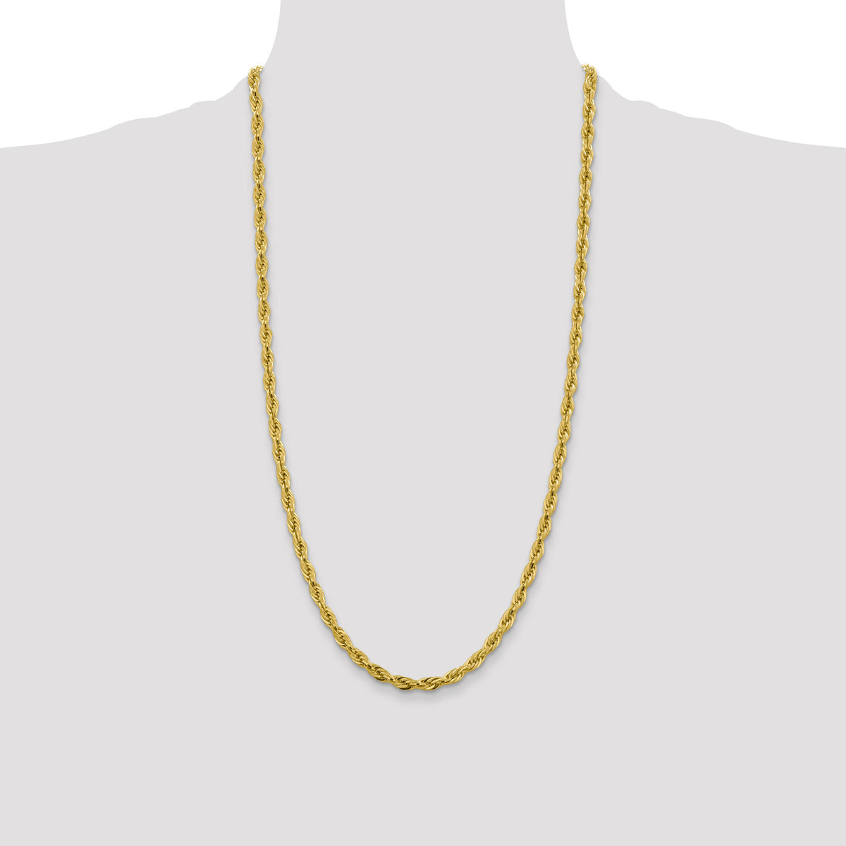 14ky 4.75mm Semi-Solid Rope Chain-BC169-28