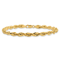 14ky 4.75mm Semi-Solid Rope Chain-BC169-8
