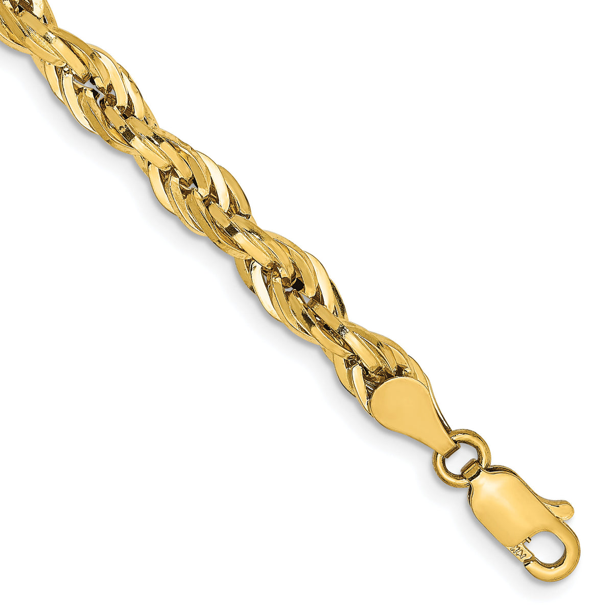 14ky 4.75mm Semi-Solid Rope Chain-BC169-7