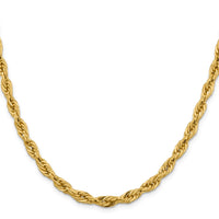 14K 20 inch 5.4mm Semi Solid Rope with Lobster Clasp Chain-BC170-20