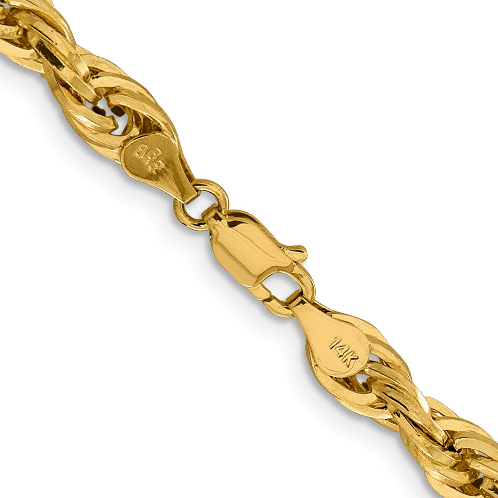 14K 20 inch 5.4mm Semi Solid Rope with Lobster Clasp Chain-BC170-20