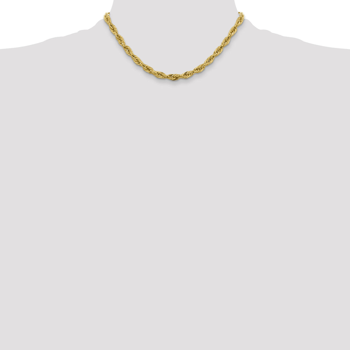 14ky 5.4mm Semi-Solid Rope Chain-BC170-16