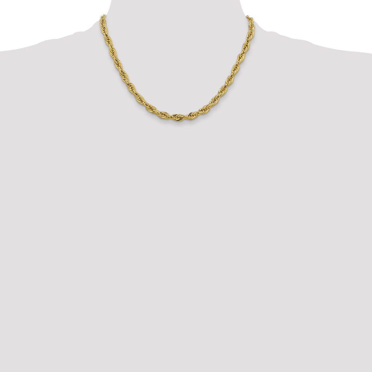14ky 5.4mm Semi-Solid Rope Chain-BC170-18