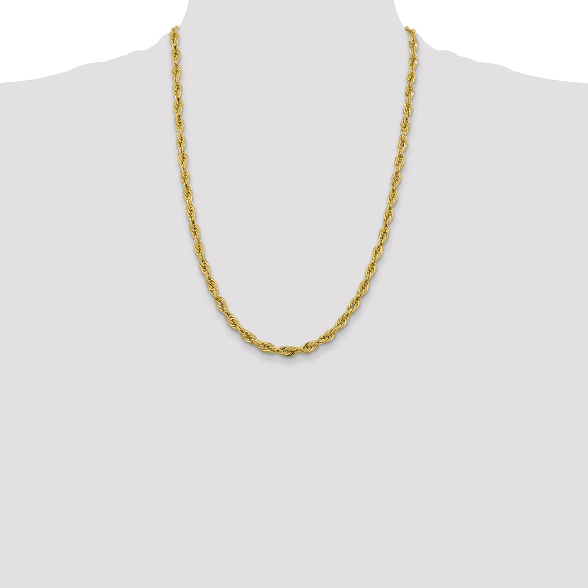 14ky 5.4mm Semi-Solid Rope Chain-BC170-24
