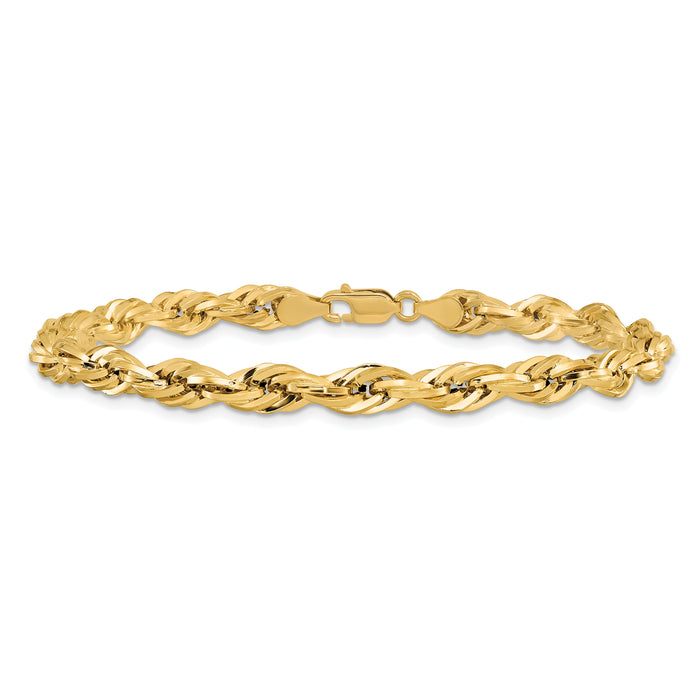 14ky 5.4mm Semi-Solid Rope Chain-BC170-8