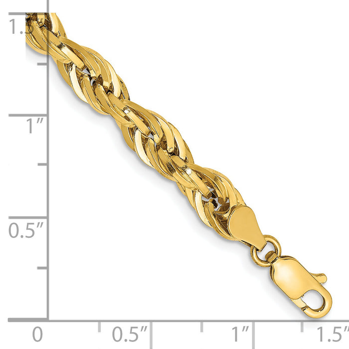 14ky 5.4mm Semi-Solid Rope Chain-BC170-7