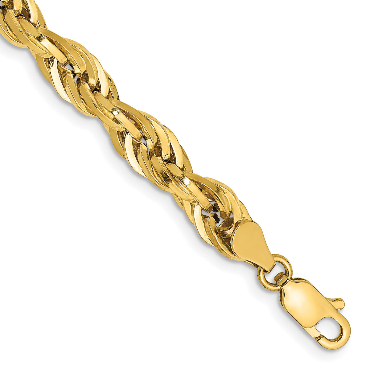 14ky 5.4mm Semi-Solid Rope Chain-BC170-7