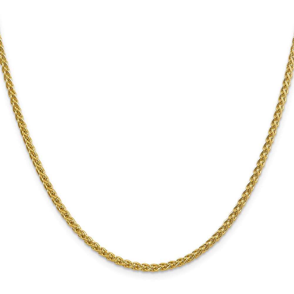 14K 16 inch 2.75mm Semi-Solid Wheat with Lobster Clasp Chain-BC171-16