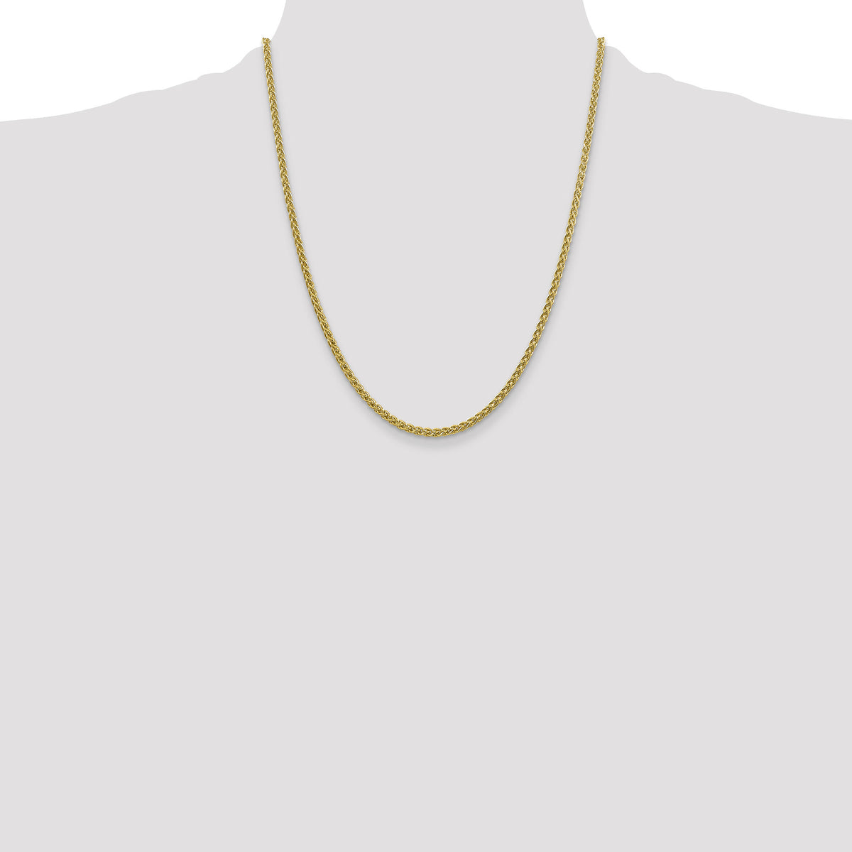 14k 2.75mm Semi-solid Wheat Chain-BC171-22