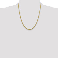 14k 2.75mm Semi-solid Wheat Chain-BC171-22