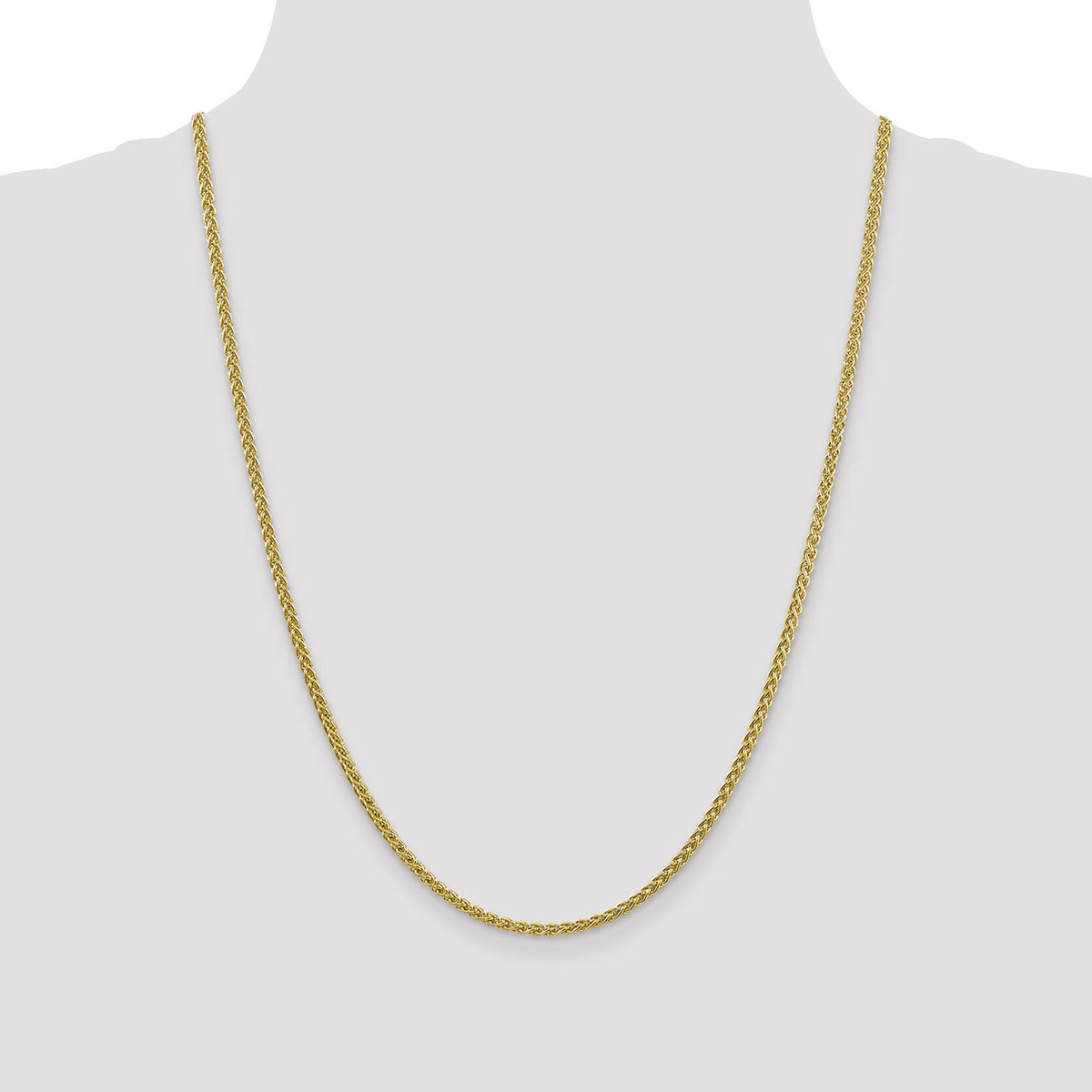 14k 2.75mm Semi-solid Wheat Chain-BC171-24