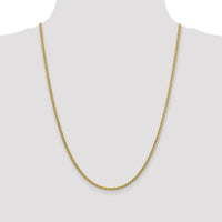 14k 2.75mm Semi-solid Wheat Chain-BC171-24