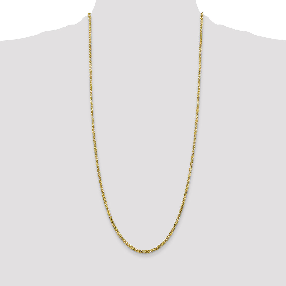 14k 2.75mm Semi-solid Wheat Chain-BC171-30