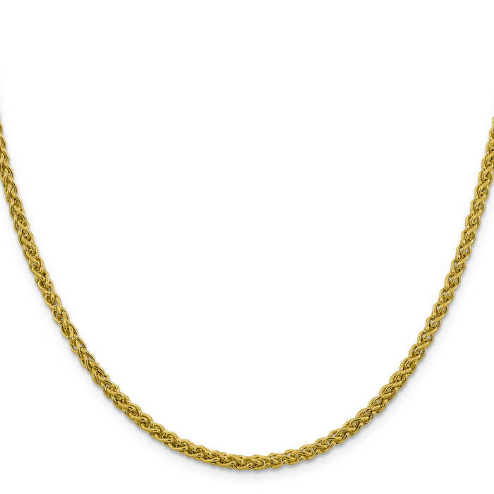 14k 3.45mm Semi-solid Wheat Chain-BC172-24
