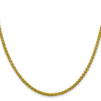14k 3.45mm Semi-solid Wheat Chain-BC172-22