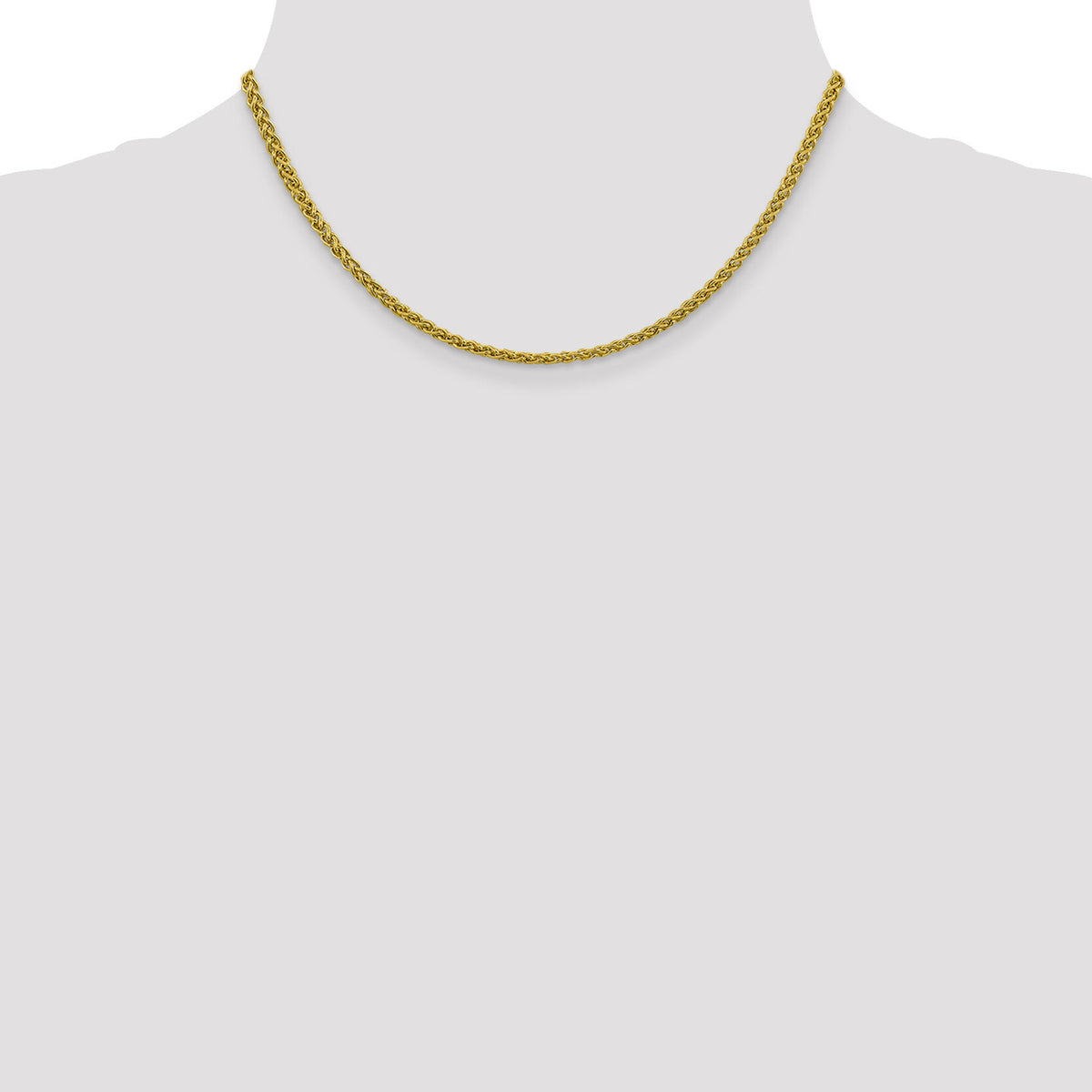 14k 3.45mm Semi-solid Wheat Chain-BC172-16