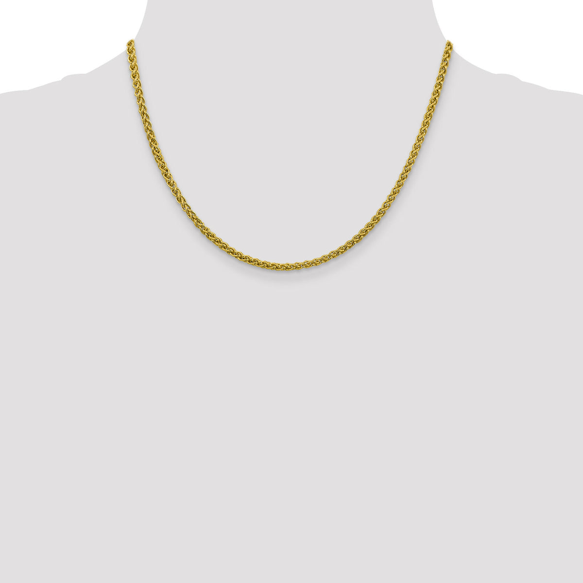 14k 3.45mm Semi-solid Wheat Chain-BC172-18