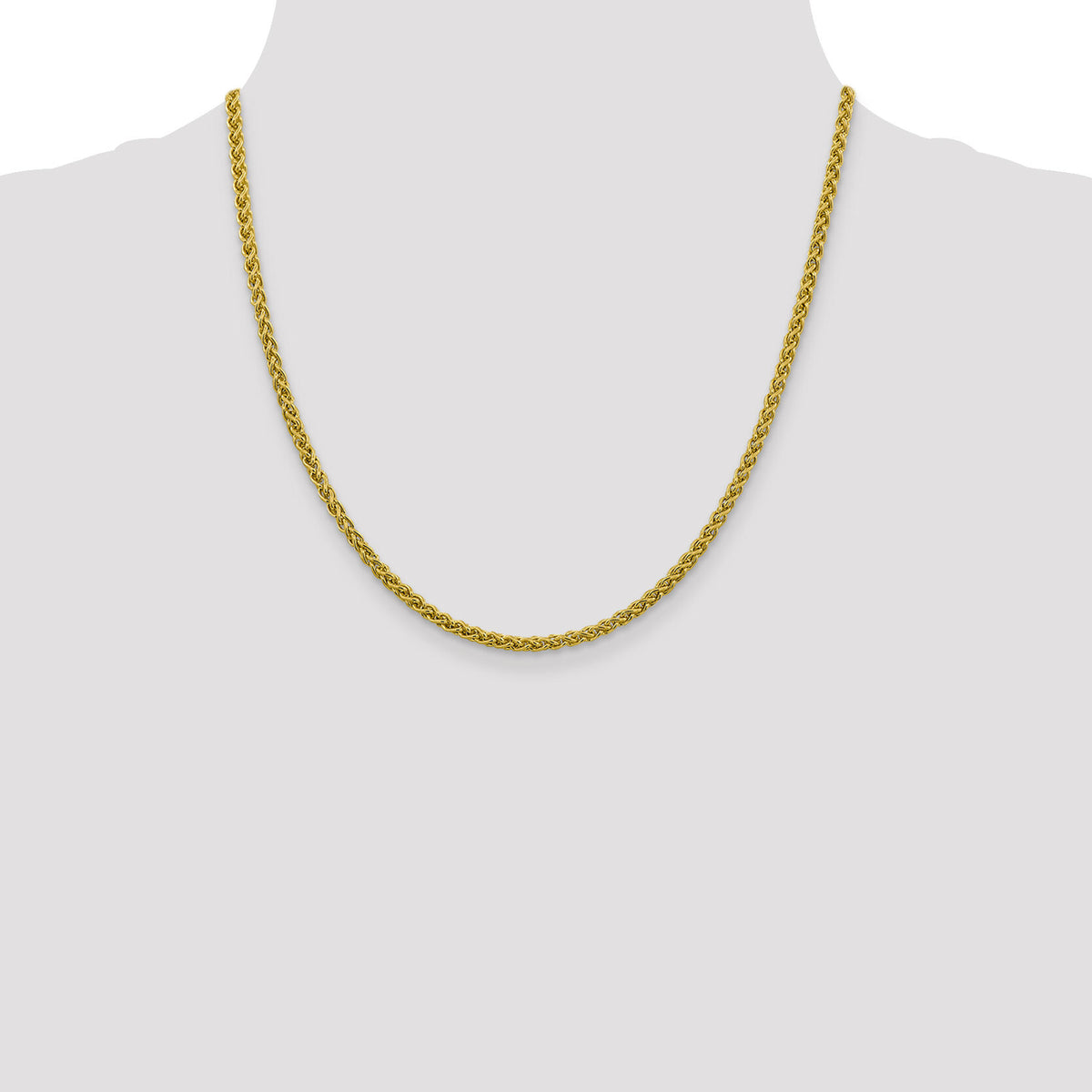 14k 3.45mm Semi-solid Wheat Chain-BC172-20