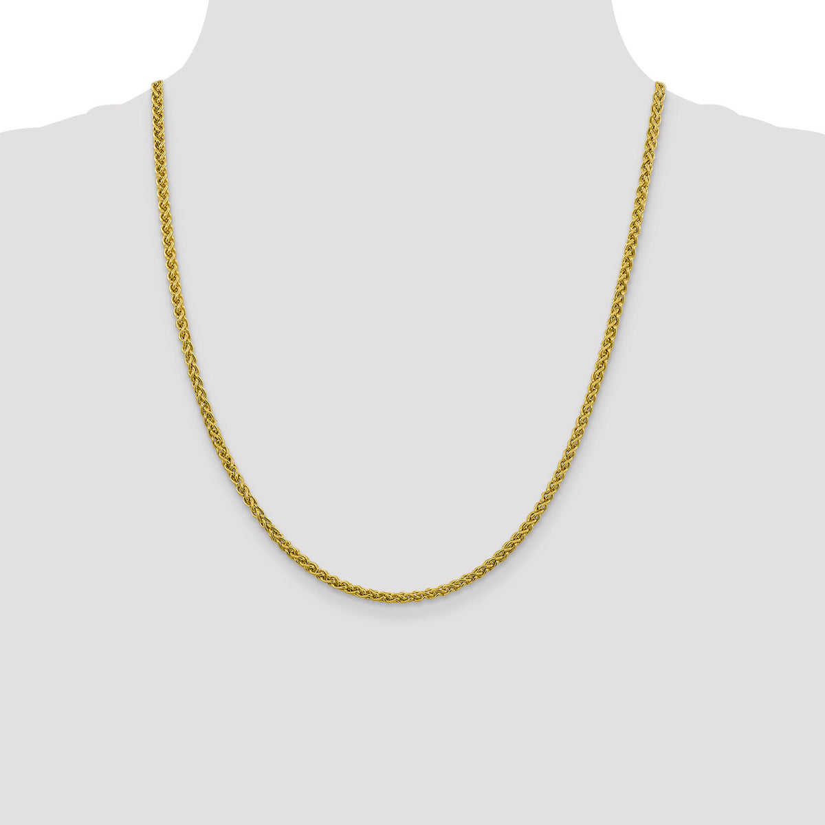 14k 3.45mm Semi-solid Wheat Chain-BC172-22