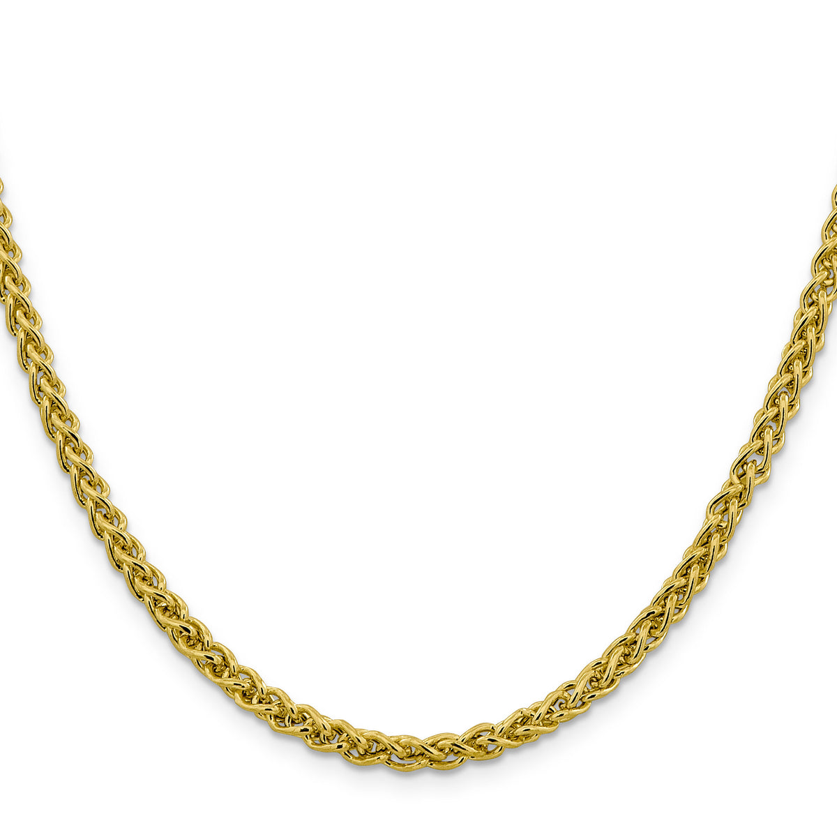 14k 4.15mm Semi-solid Wheat Chain-BC173-24