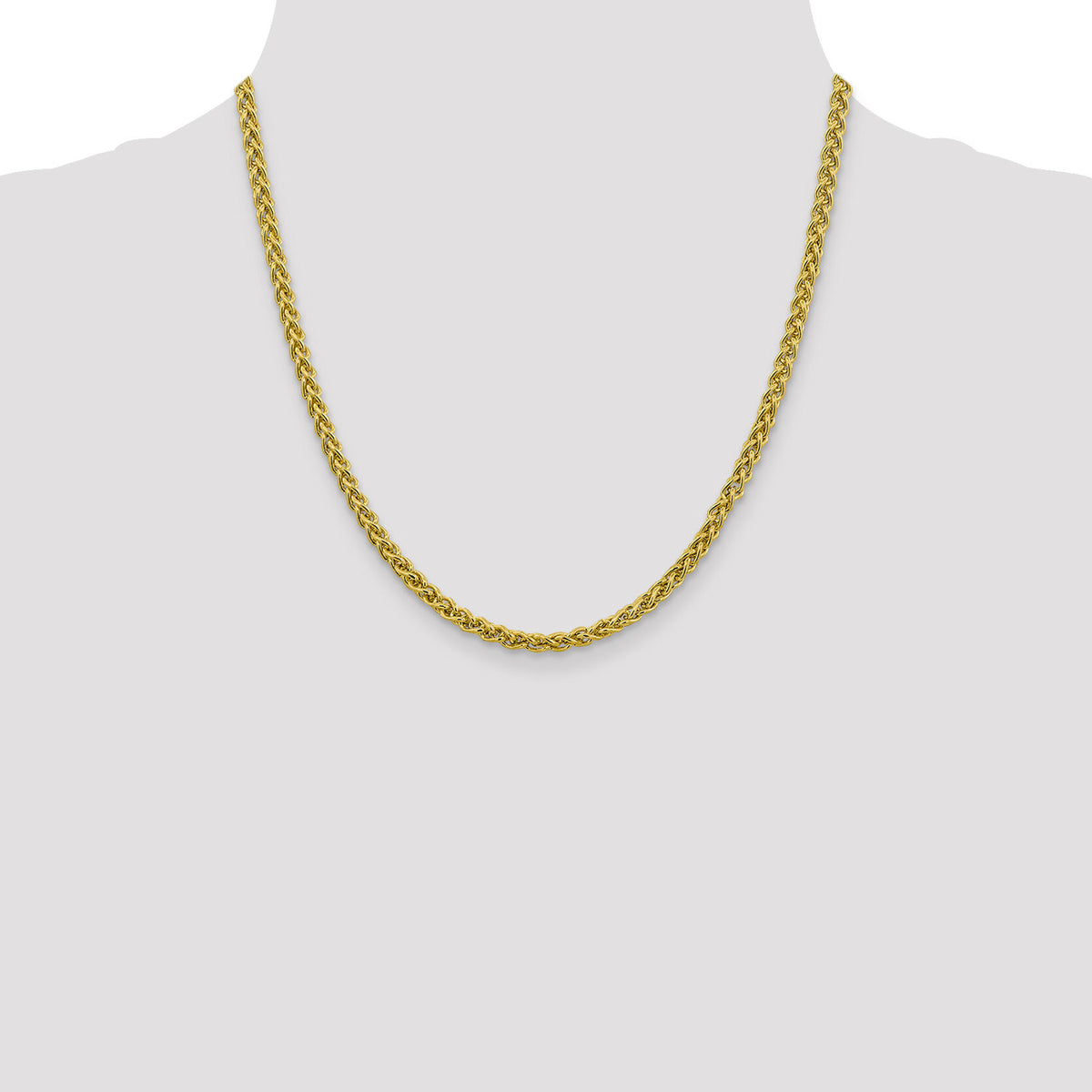 14k 4.15mm Semi-solid Wheat Chain-BC173-20