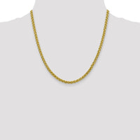 14k 4.15mm Semi-solid Wheat Chain-BC173-20