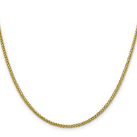 14k 2.35mm Semi-solid 3-Wire Wheat Chain-BC176-16