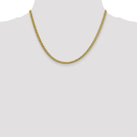 14k 3.5mm Semi-solid 3-Wire Wheat Chain-BC177-18