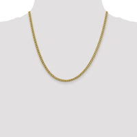 14k 3.5mm Semi-solid 3-Wire Wheat Chain-BC177-20